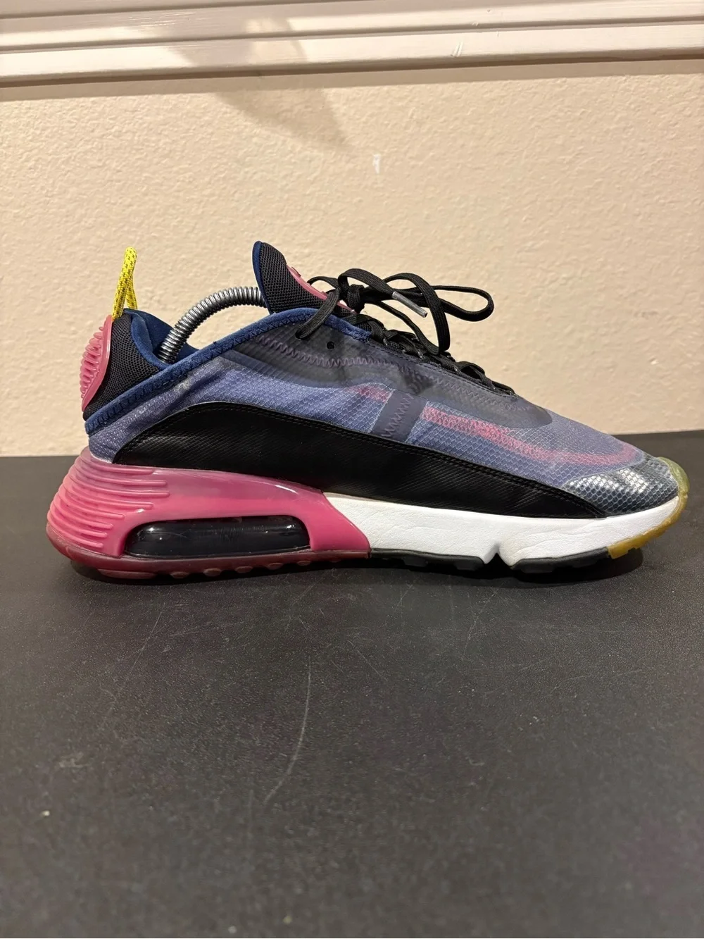 Nike Air Max 2090, CT7695-401, Blue Void/Fuchsia, Mens Running Shoes, Size 10